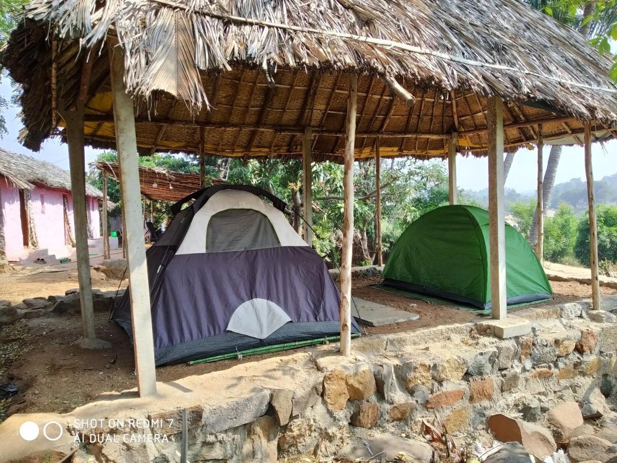 Hotel Drunken Monkey Camping Site Hampi Exterior foto